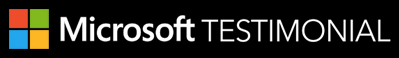 Logo microsoft testimonial
